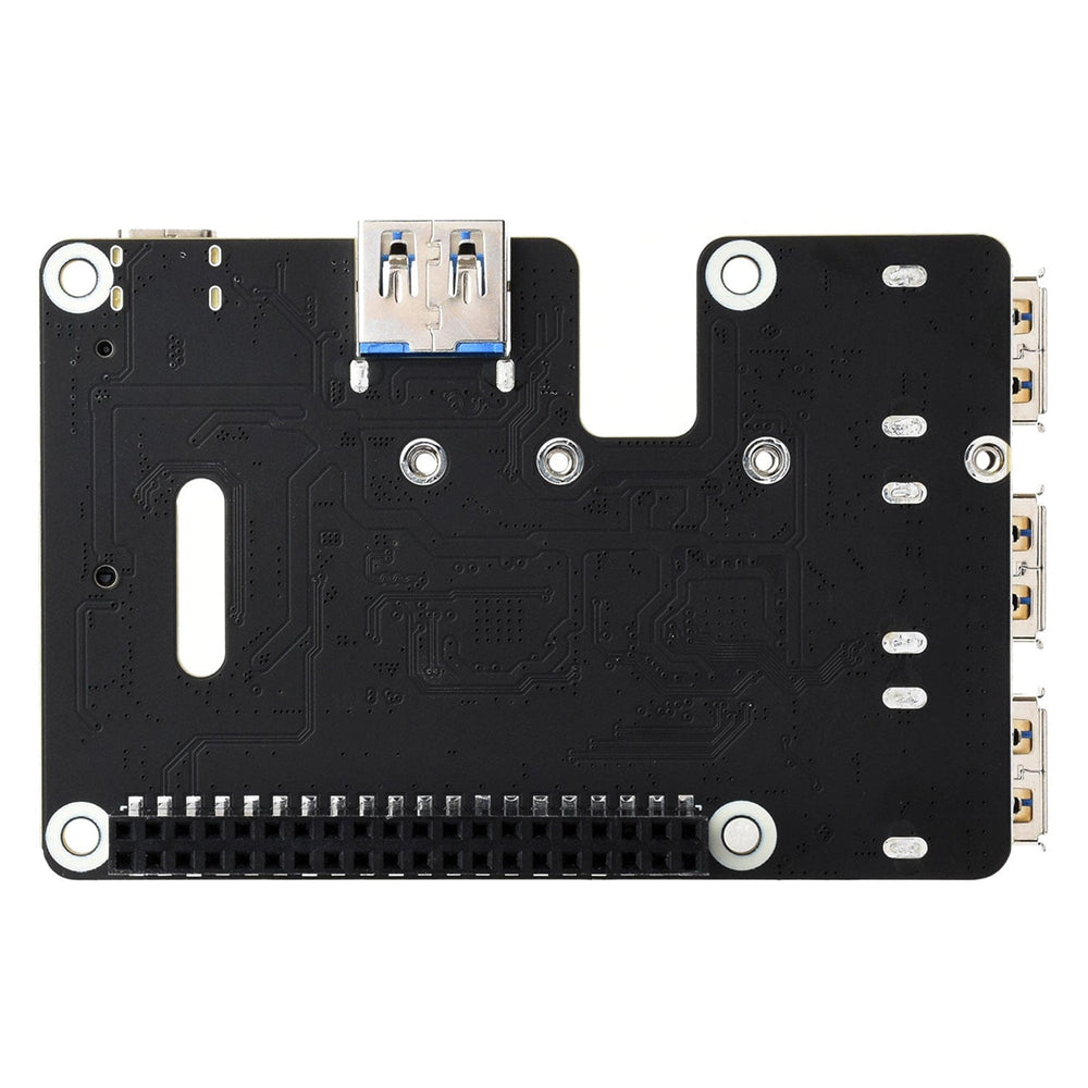 USB 3.2 Gen1 and M.2 HAT+ for Raspberry Pi 5 by Waveshare - The Pi Hut