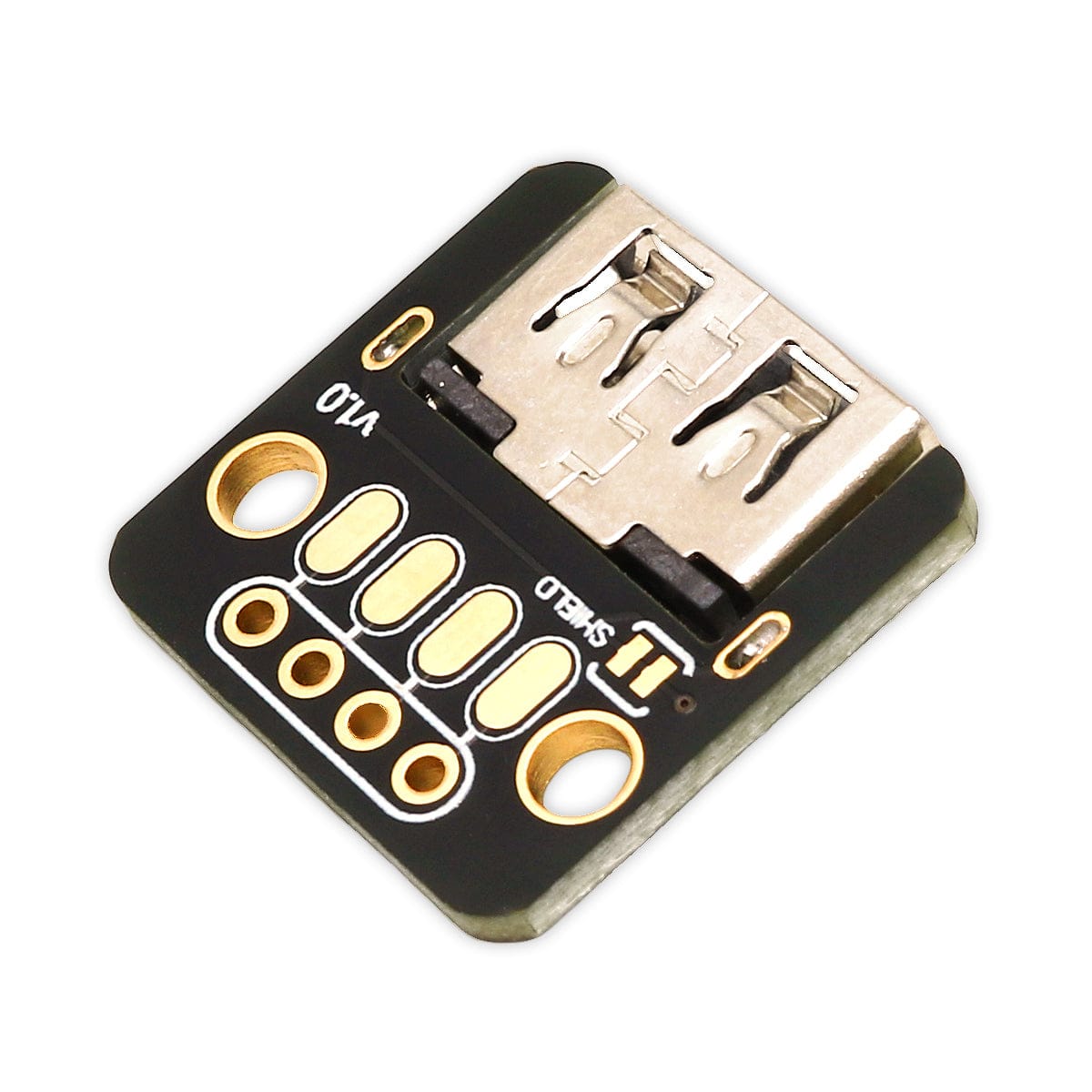 USB-A Breakout - Horizontal by The Pi Hut - The Pi Hut