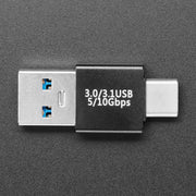 USB-A Plug to USB-C Plug Adapter by Adafruit - The Pi Hut