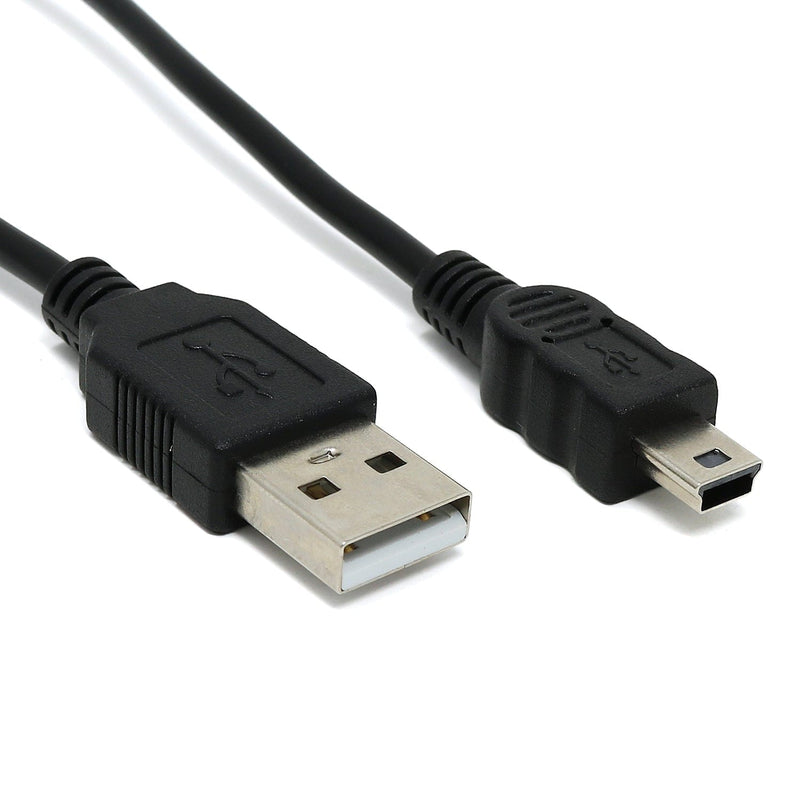 USB-A to USB Mini-B Cable - Black - The Pi Hut
