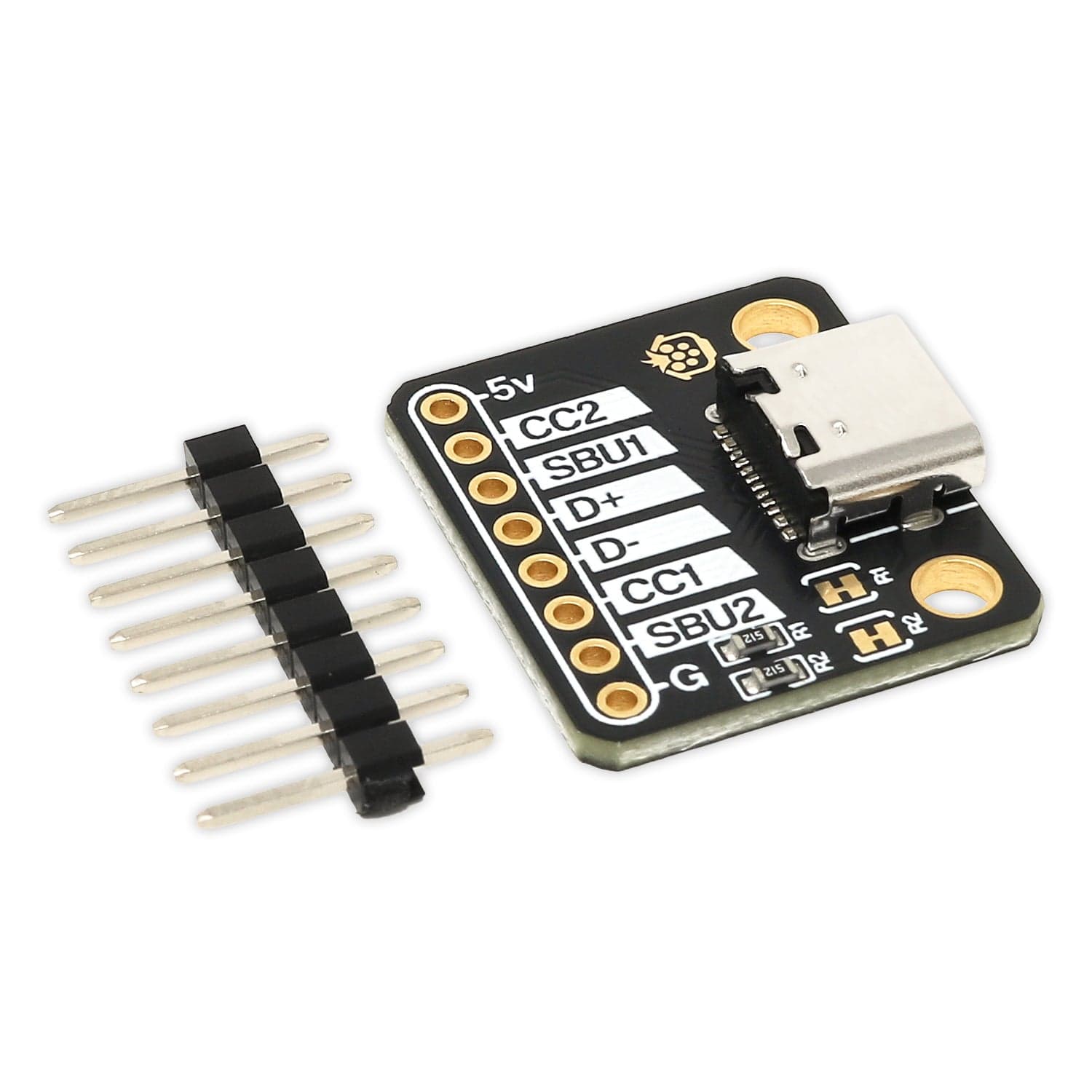USB-C Breakout - Horizontal by The Pi Hut - The Pi Hut