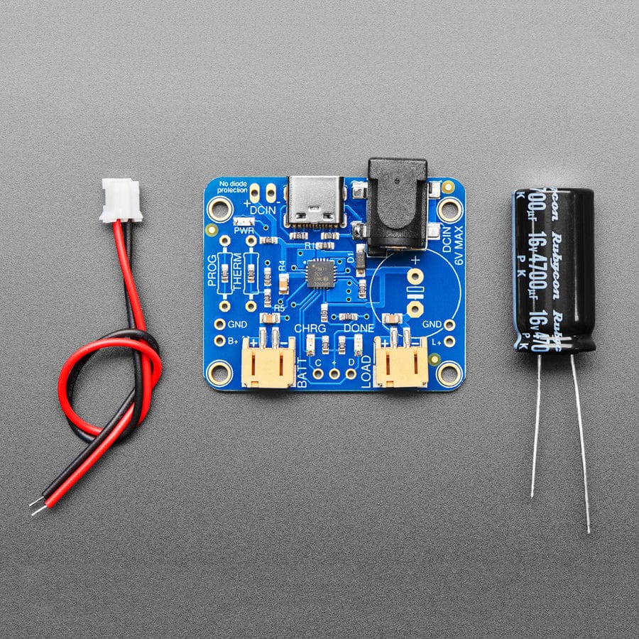 USB / DC / Solar Lithium Ion/Polymer charger (v2) - The Pi Hut