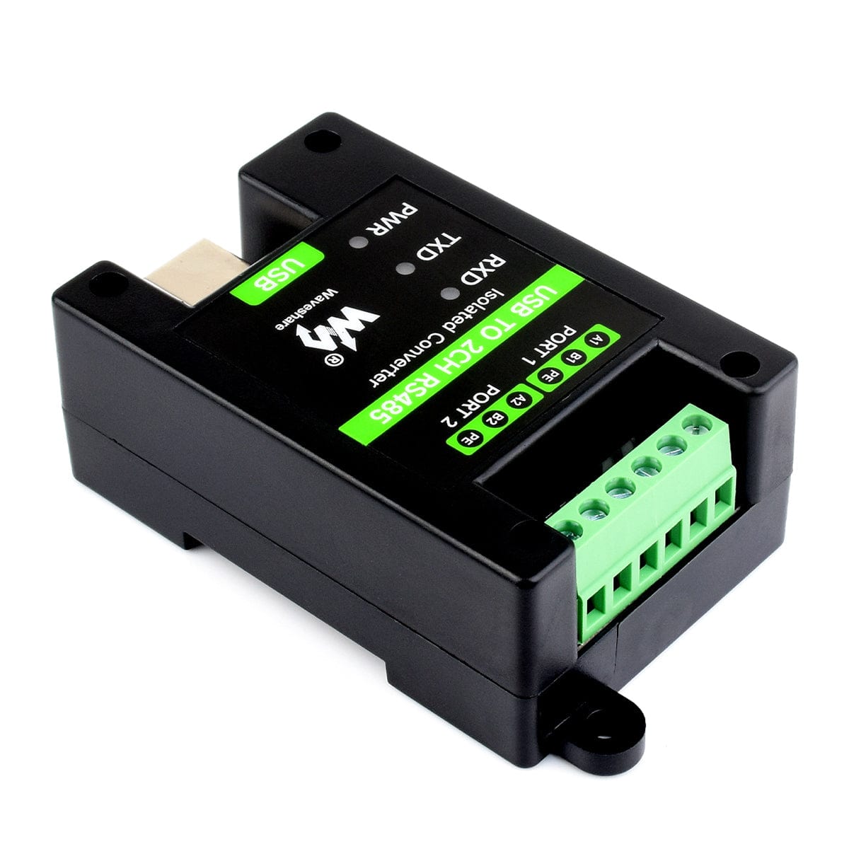 USB to 2-Channel RS485 Industrial Grade Isolated Converter - The Pi Hut