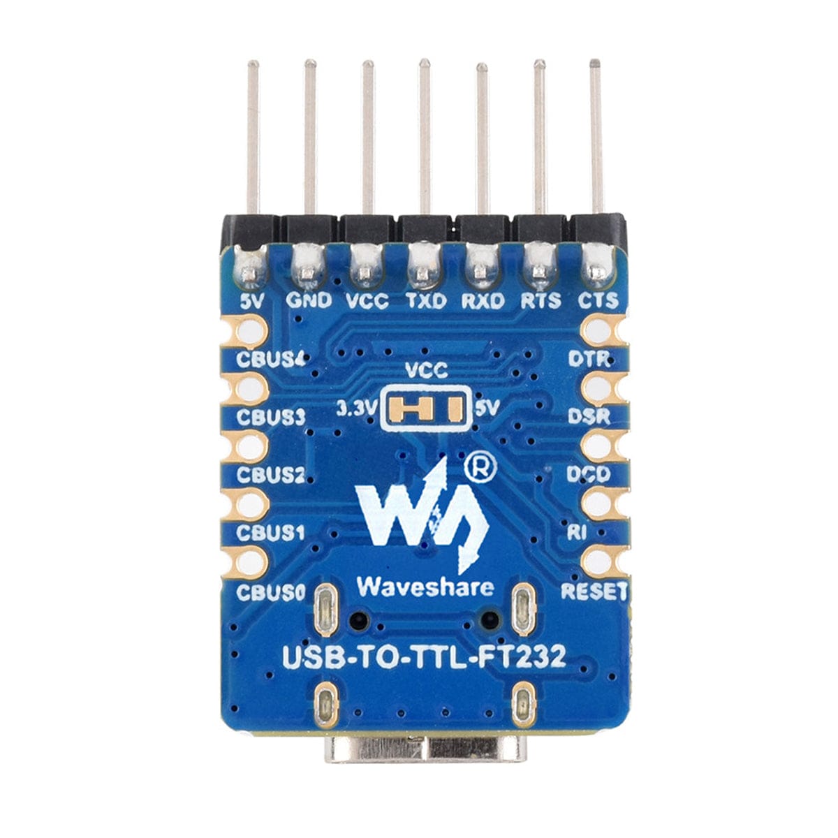 USB To UART (TTL) Mini Communication Module (With a Pre-Soldered Header)