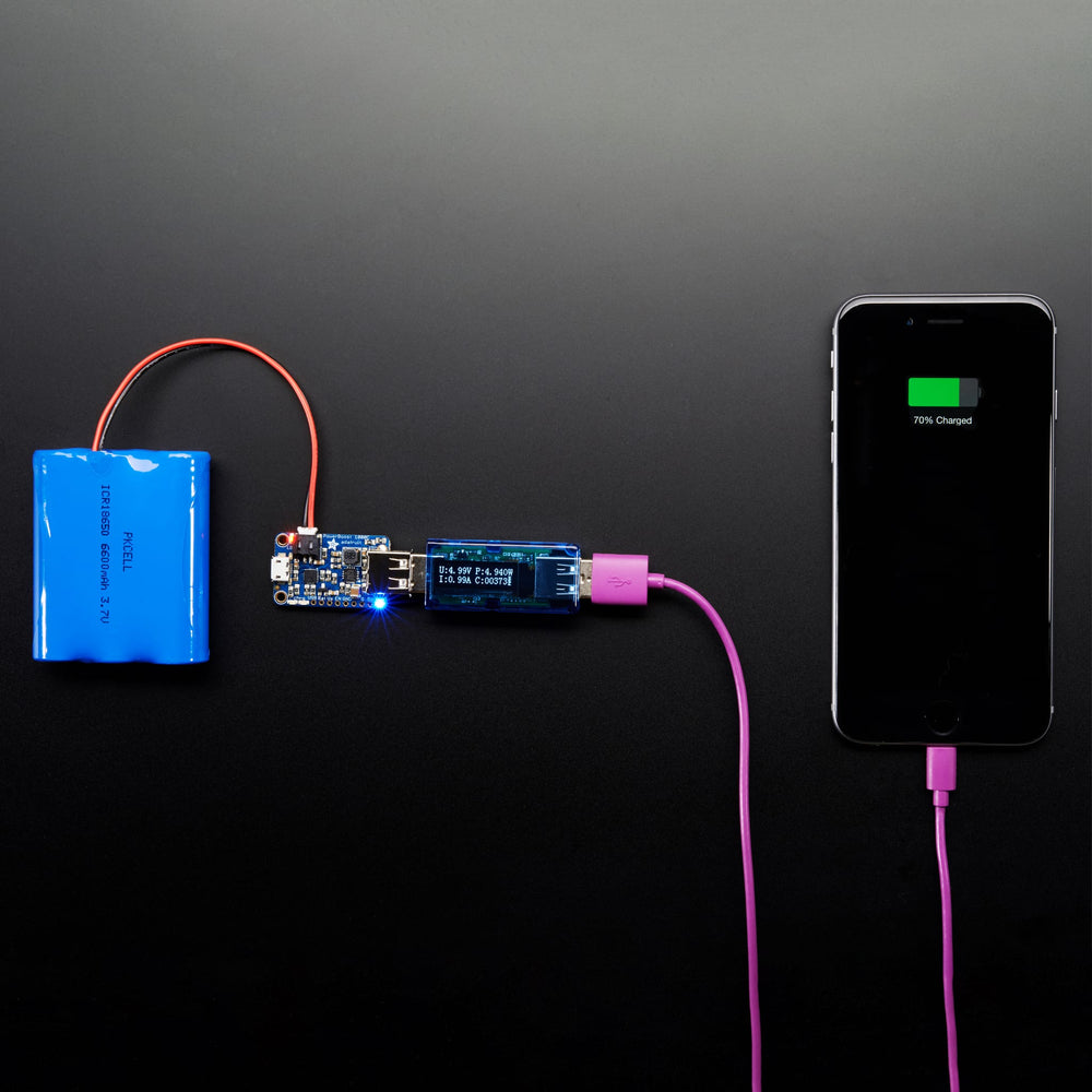 USB Voltage Meter with OLED Display by Adafruit - The Pi Hut