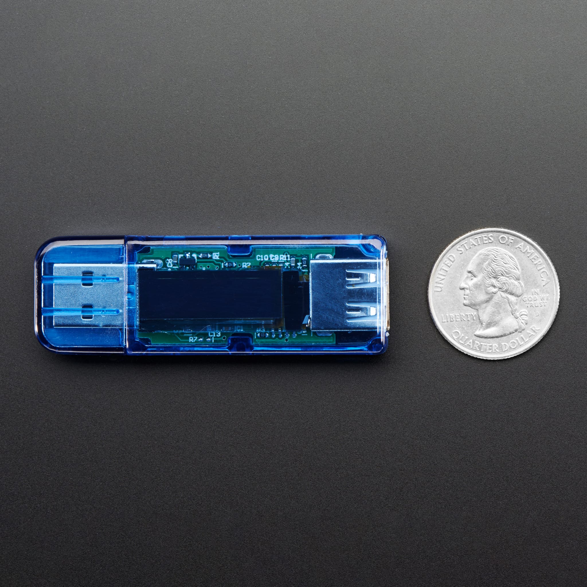 USB Voltage Meter with OLED Display by Adafruit - The Pi Hut