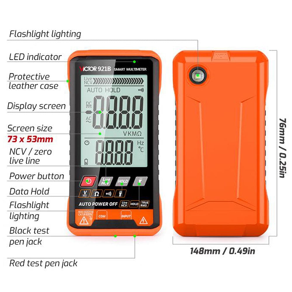 VICTOR 921B Smart Digital Multimeter by Victor - The Pi Hut