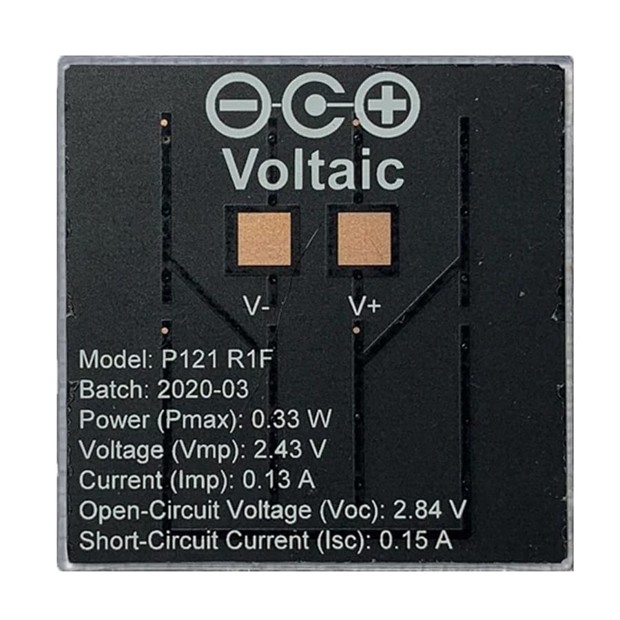 Voltaic P121 2V 0.3W Mini Solar Panel - ETFE by Voltaic Systems - The Pi Hut