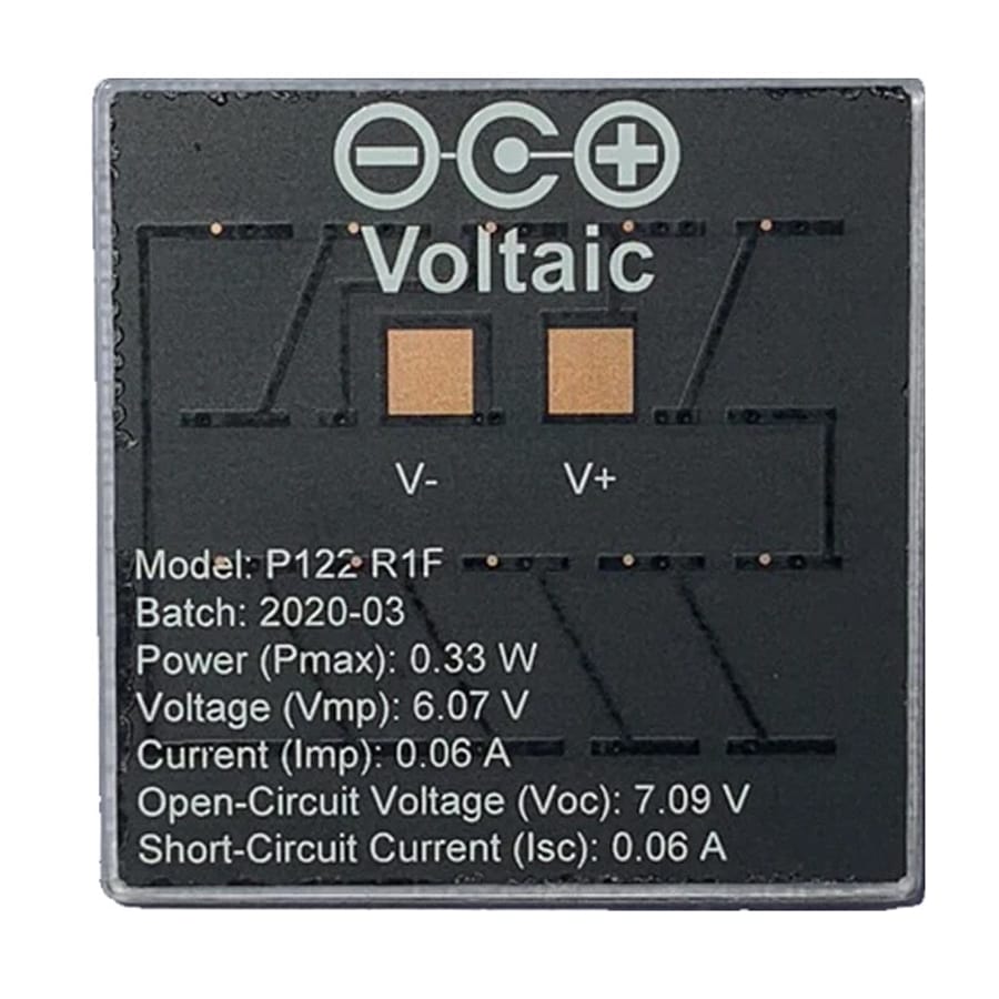 Voltaic P122 5V 0.3W Mini Solar Panel - ETFE by Voltaic Systems - The Pi Hut