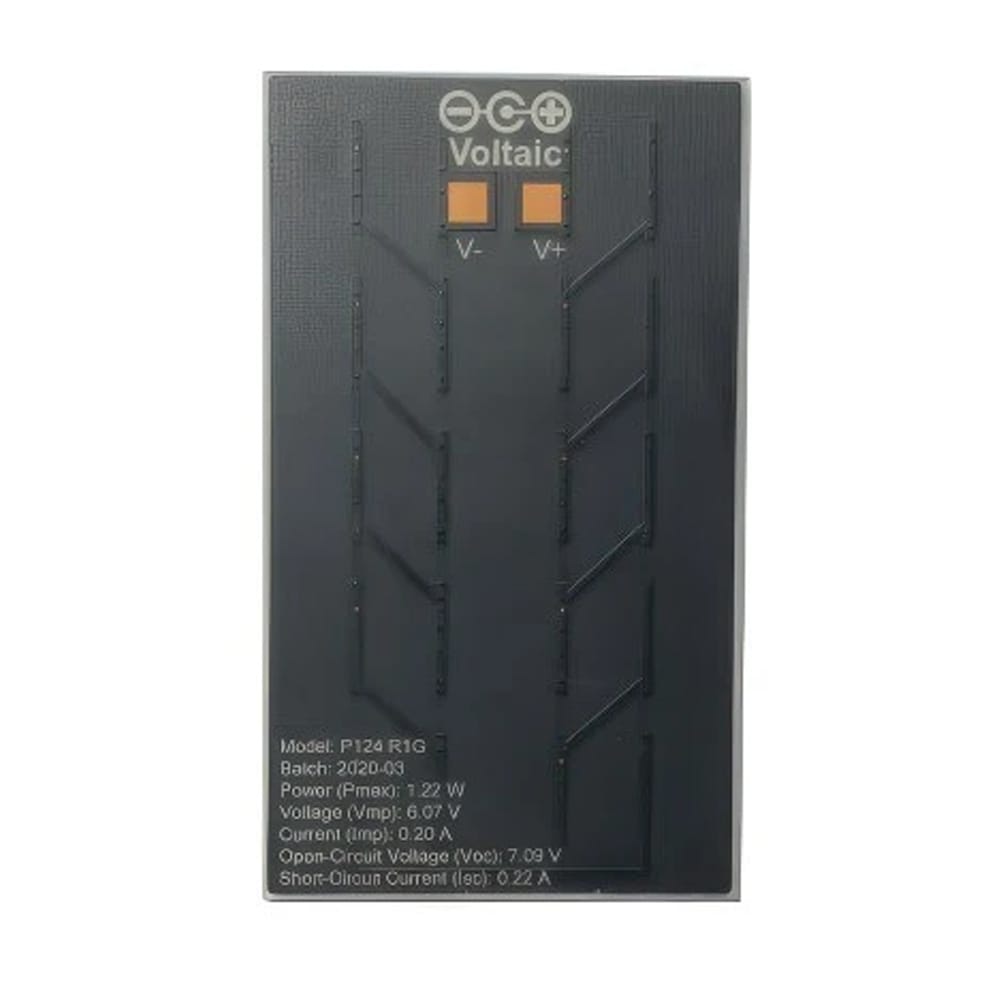 Voltaic P124 6V 1.2W Solar Panel - ETFE by Voltaic Systems - The Pi Hut