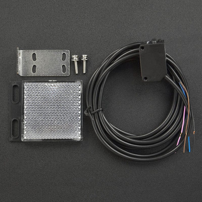 Waterproof Mirror Reflection Photoelectric Sensor Switch (10~100cm) - The Pi Hut
