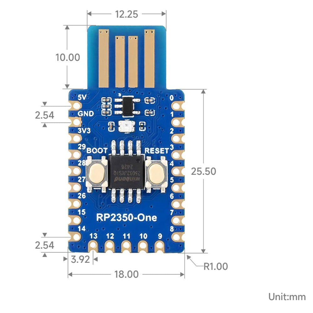 Waveshare RP2350 One - The Pi Hut