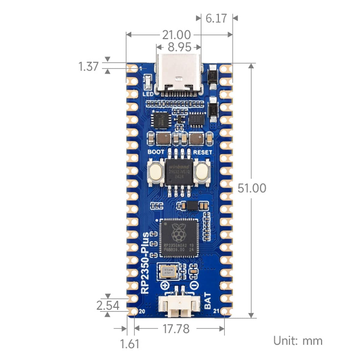 Waveshare RP2350 Plus