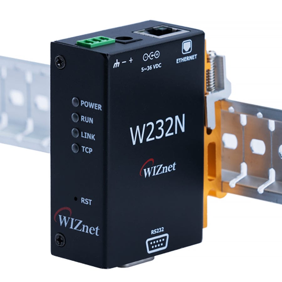 WIZnet W232N Ethernet to RS232 Converter by WIZnet - The Pi Hut
