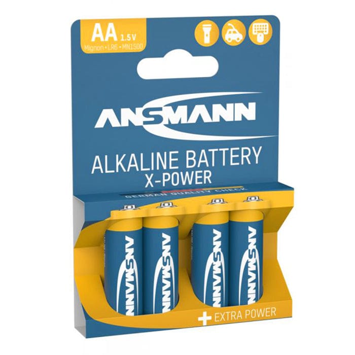 X-Power 1.5V AA Alkaline Batteries (4-Pack) - The Pi Hut