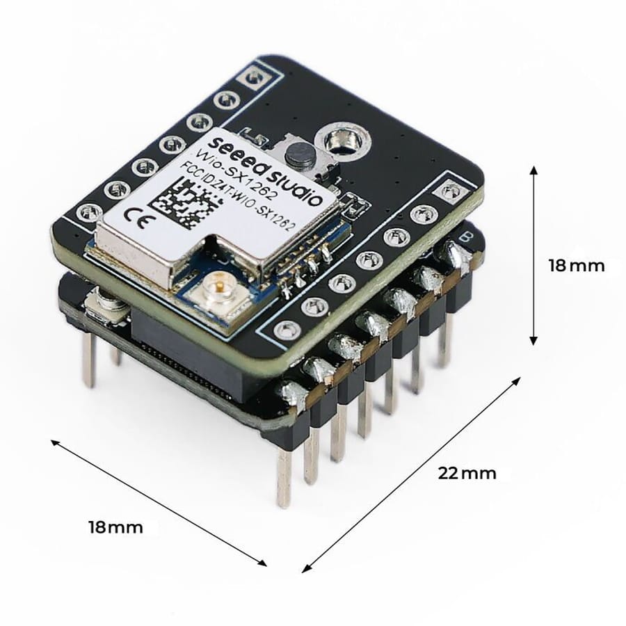 XIAO ESP32S3 & Wio-SX1262 Kit for Meshtastic & LoRa by Seeed - The Pi Hut