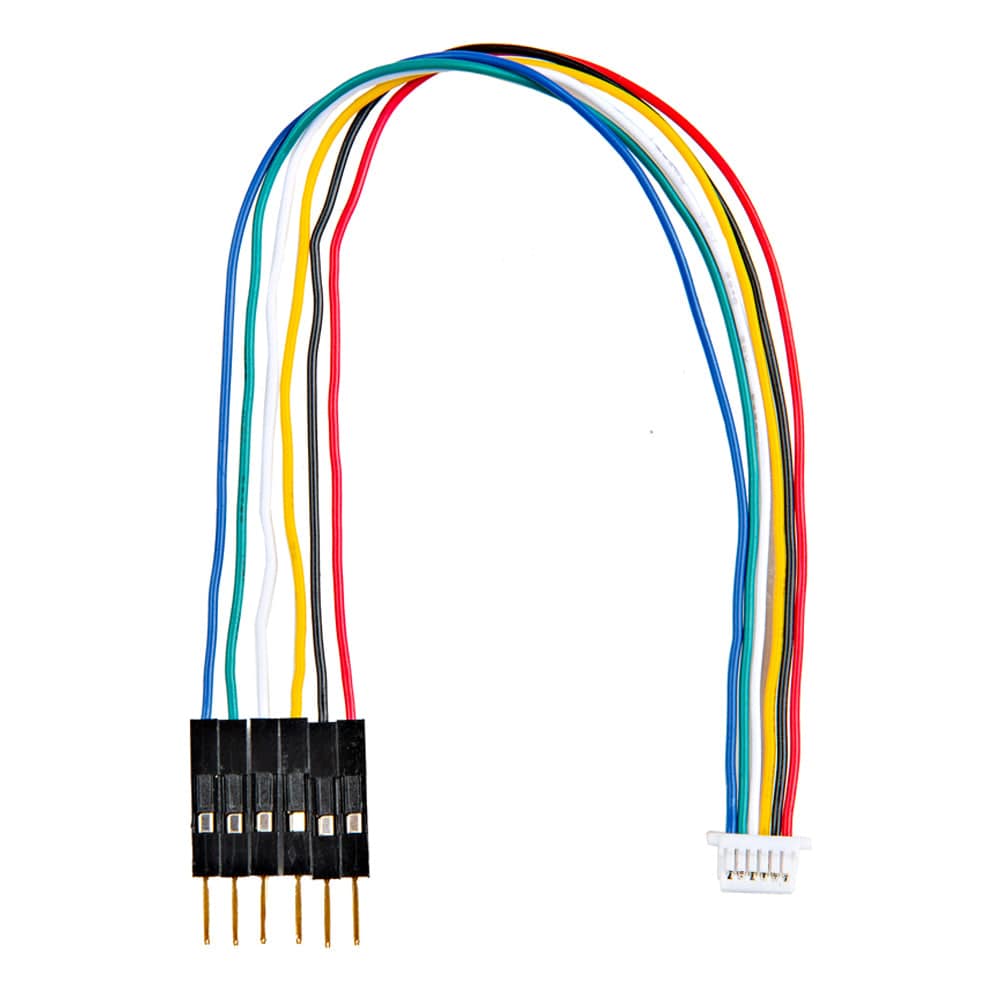 XRP Motor to Breadboard Jumper Cable - 6in. (6-pin JST-SH)