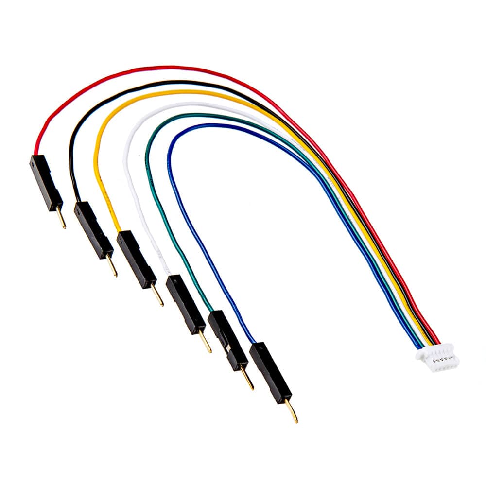 XRP Motor to Breadboard Jumper Cable - 6in. (6-pin JST-SH)