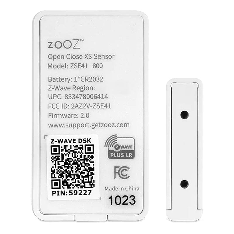 Zooz Z-Wave XS Open/Close Sensor - 800 Series