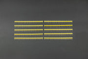 0.1″ (2.54 mm) Arduino Male Pin Headers (Straight Yellow 10PCS) - The Pi Hut
