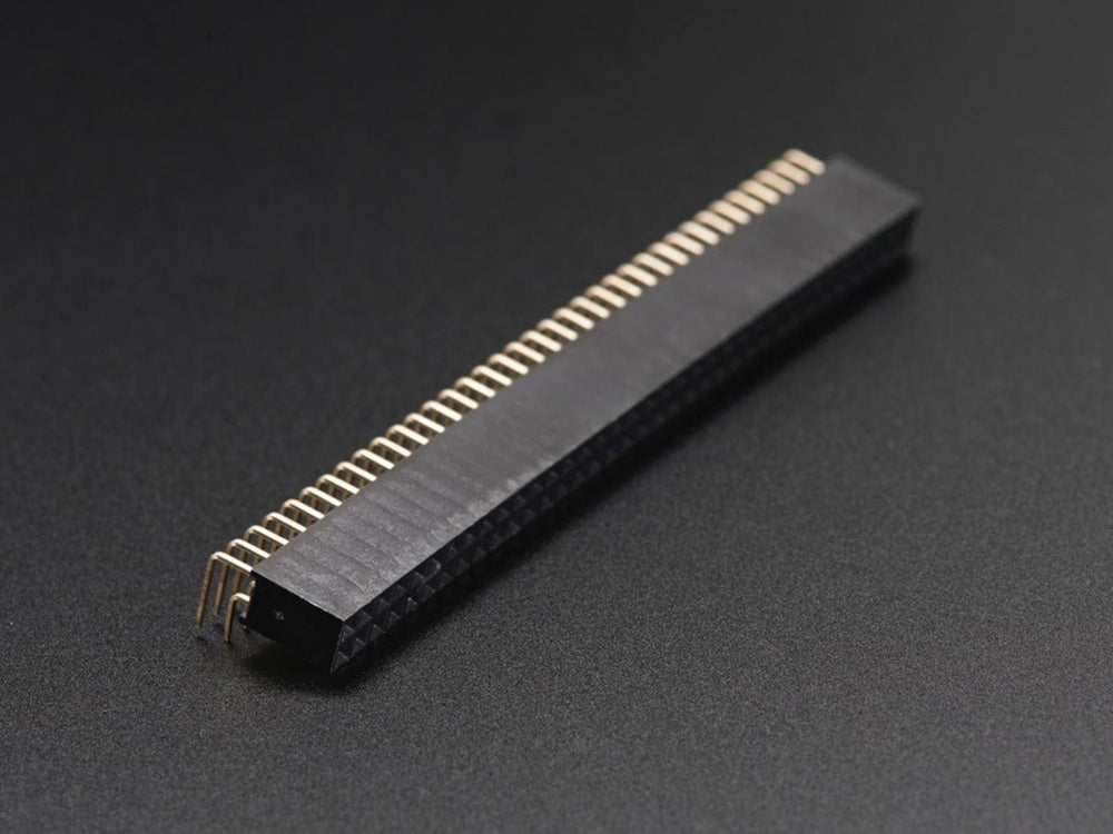 0.1" 2x36-pin Strip Right-Angle Socket (Female) Header (5 pack) - The Pi Hut