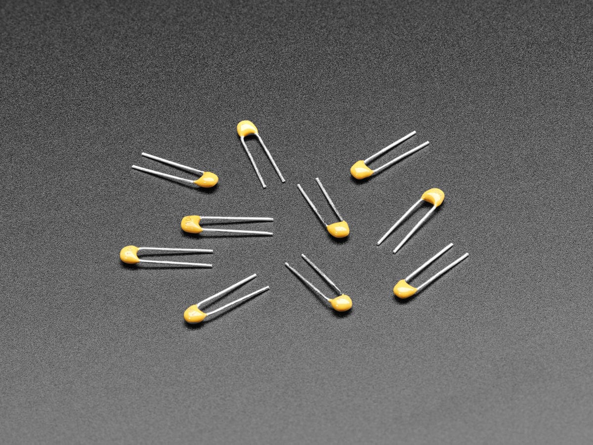 0.1uF ceramic capacitors - 10 pack - The Pi Hut