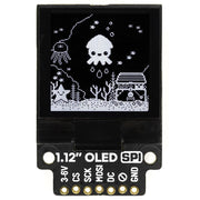 1.12" Mono OLED (128x128, white/black) Breakout – SPI - The Pi Hut