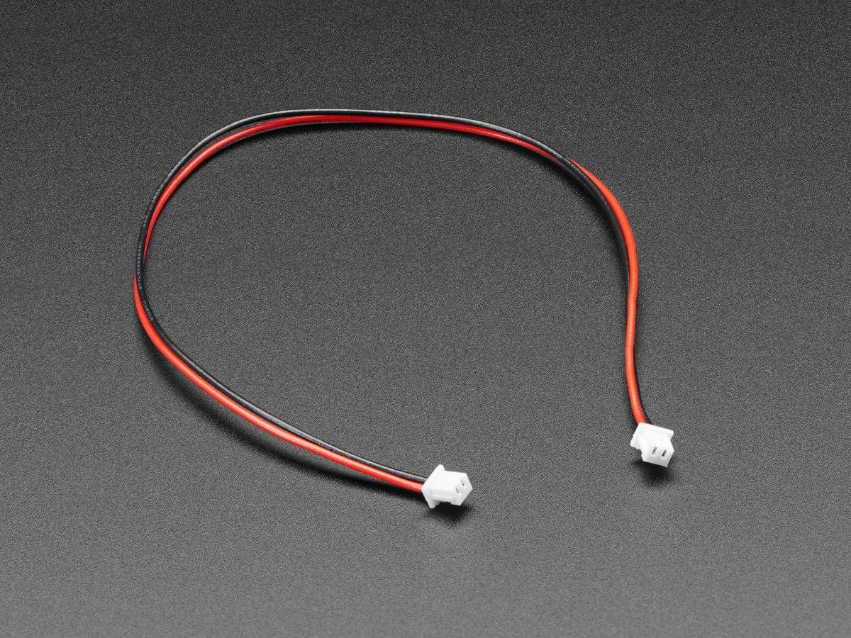 1.25mm Pitch 2-pin Cable 20cm long 1:1 Cable - The Pi Hut