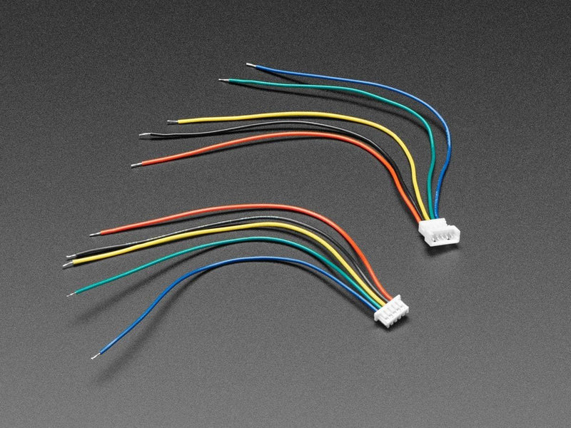 1.25mm Pitch 5-pin Cable Matching Pair 10 cm long - The Pi Hut