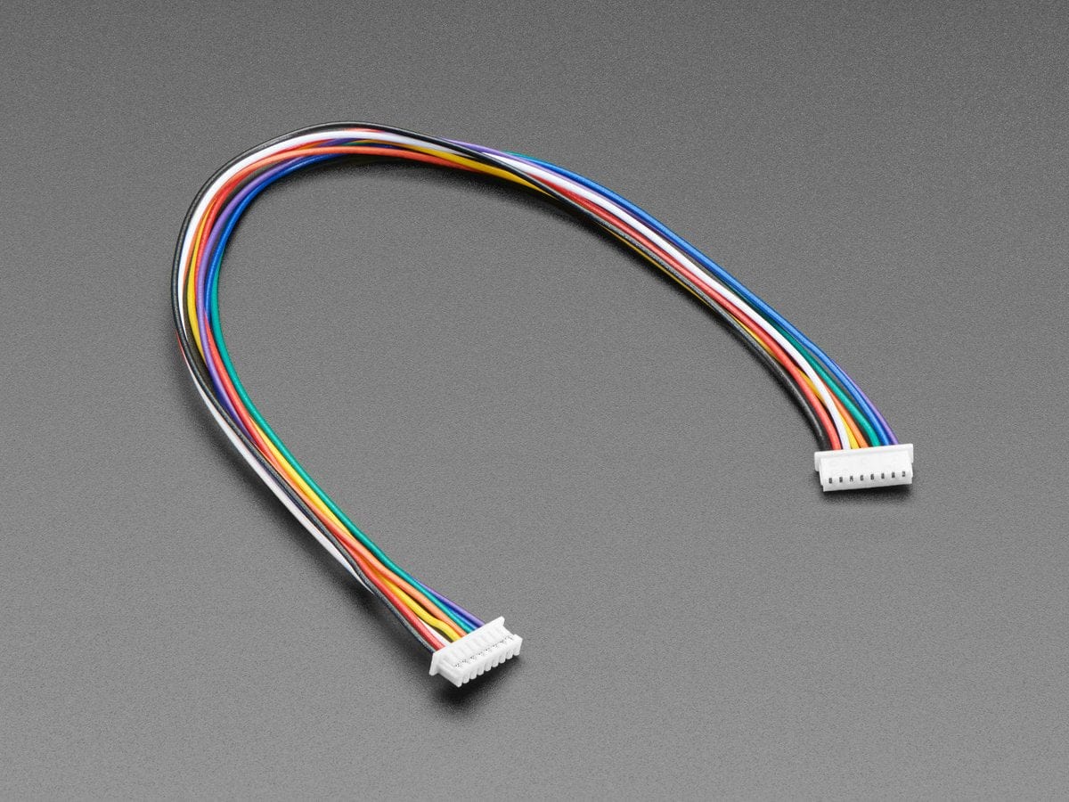 1.25mm Pitch 8-pin Cable 20cm long 1:1 Cable - The Pi Hut