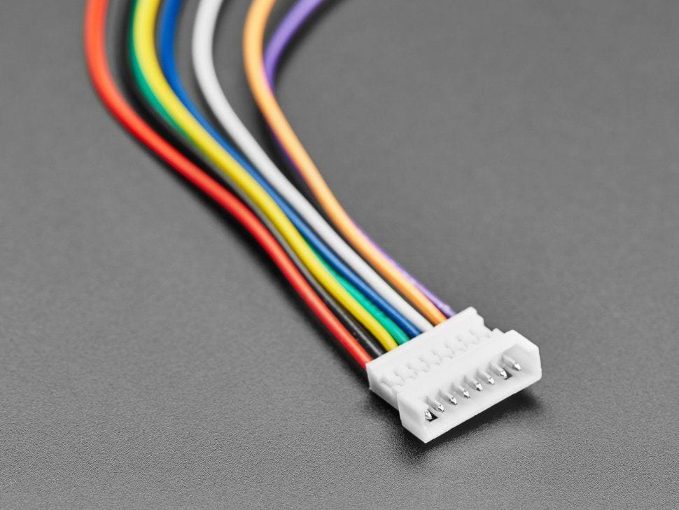 1.25mm Pitch 8-pin Cable Matching Pair - 10cm long (Molex PicoBlade Compatible) - The Pi Hut