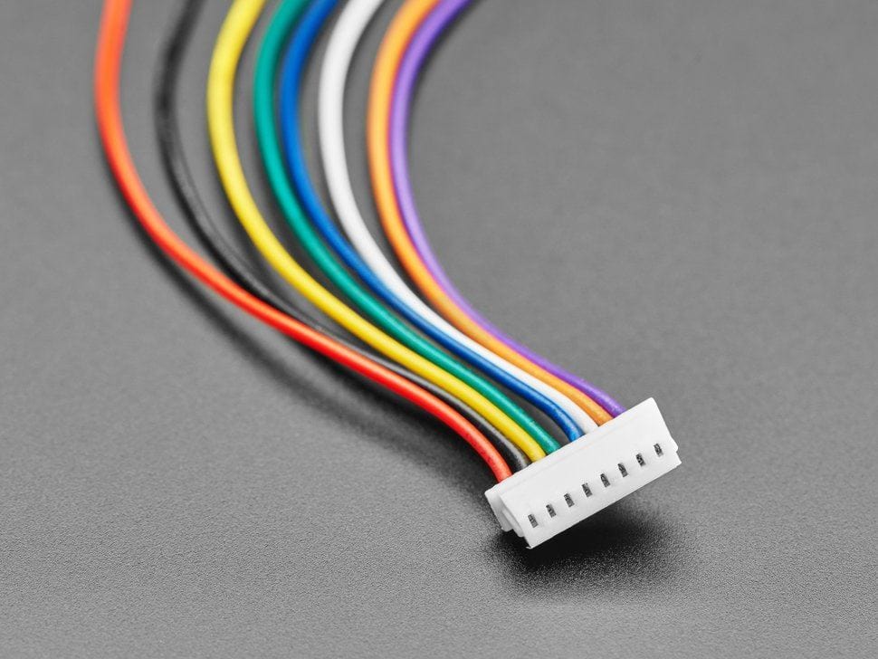 1.25mm Pitch 8-pin Cable Matching Pair - 10cm long (Molex PicoBlade Compatible) - The Pi Hut