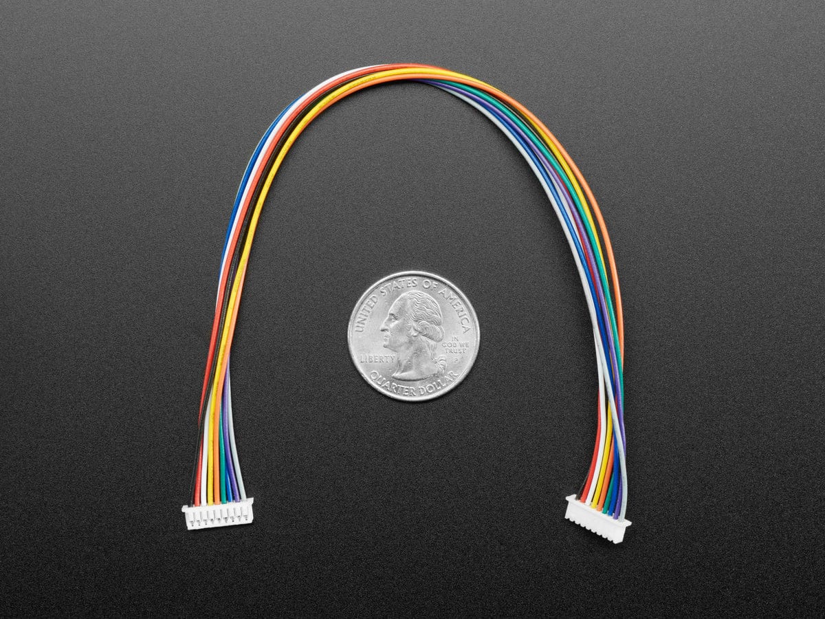 1.25mm Pitch 9-pin Cable 20cm long 1:1 Cable - The Pi Hut