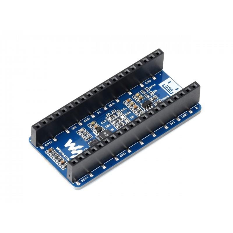 1.3" OLED Display Module for Raspberry Pi Pico (64×128) - The Pi Hut