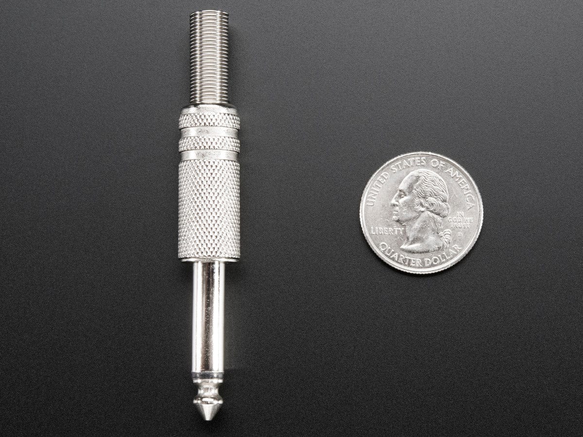 1/4" (6.35mm) DIY Mono Plug - The Pi Hut