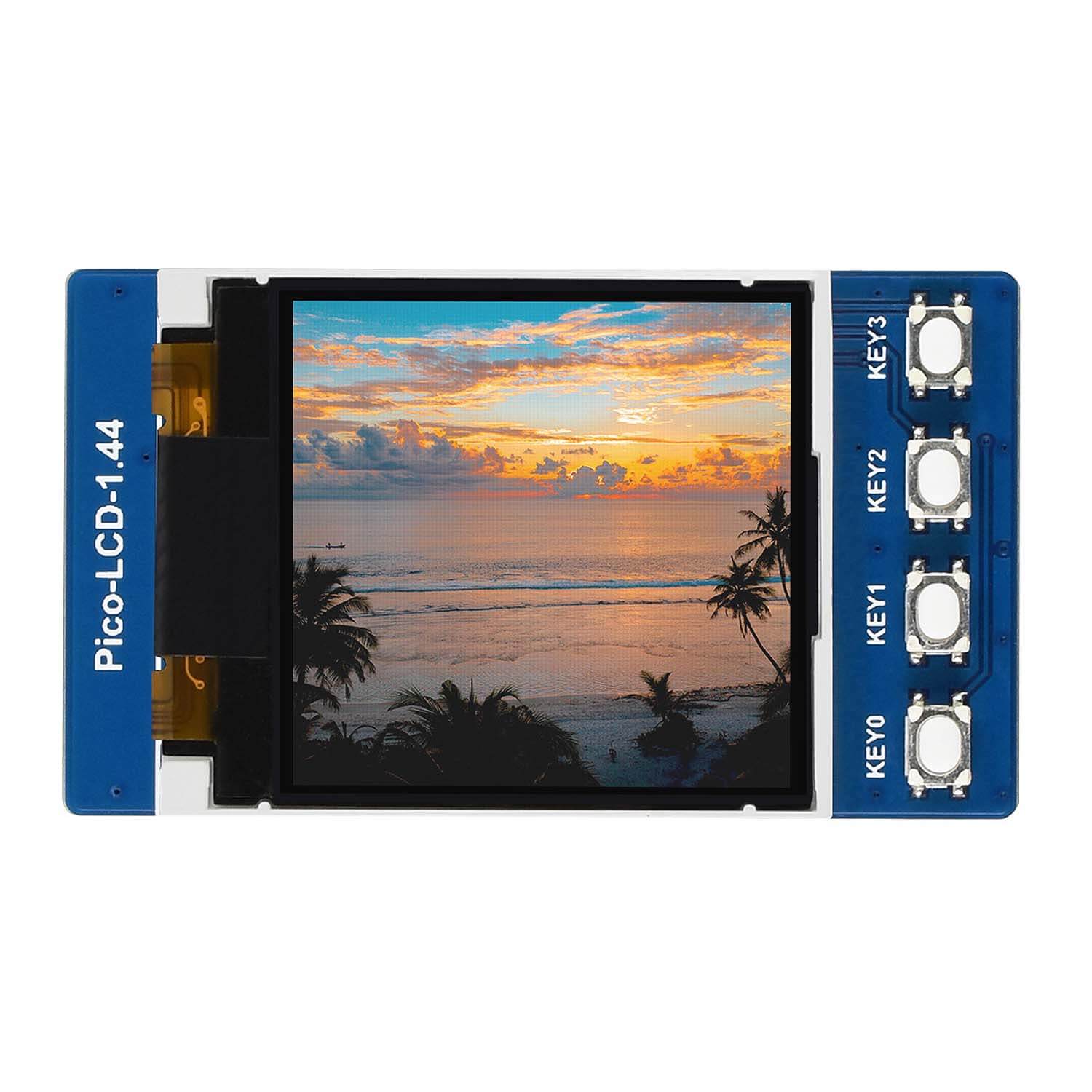 1.44" LCD Display Module for Raspberry Pi Pico (128×128) - The Pi Hut