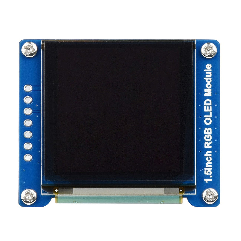 1.5" RGB OLED Display Module - 16-bit High Colour (128x128) - The Pi Hut