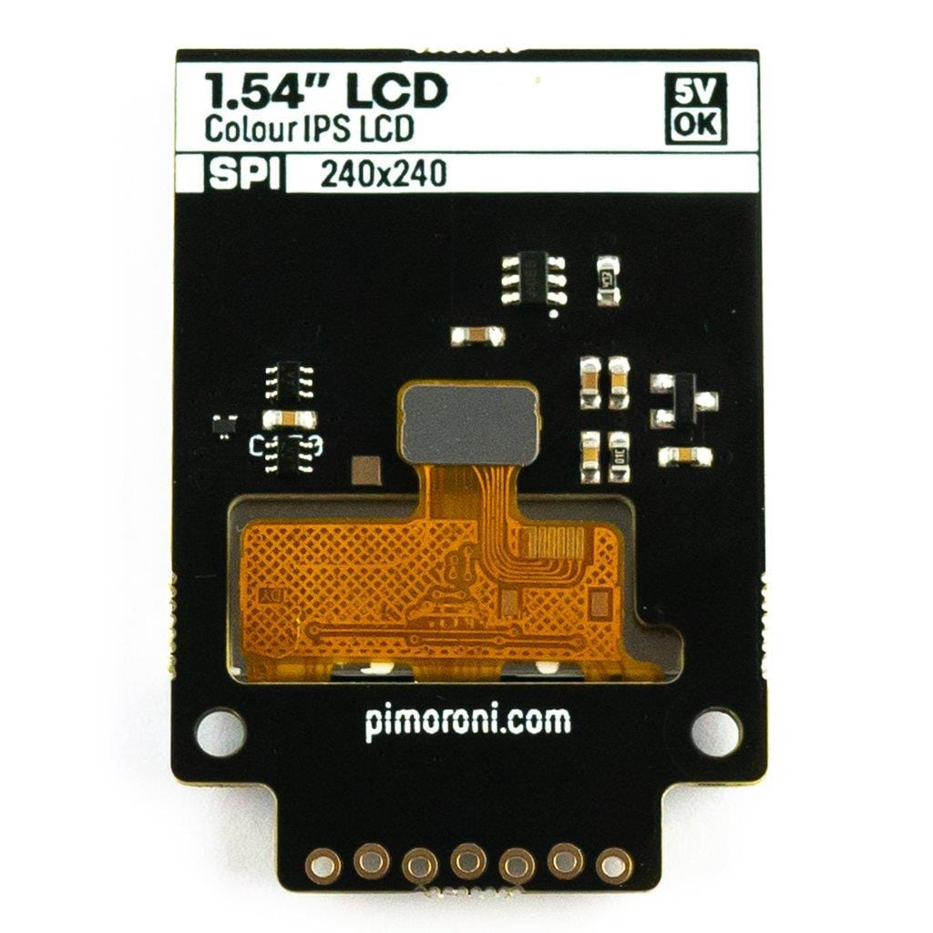 1.54" SPI Colour Square LCD (240x240) Breakout - The Pi Hut