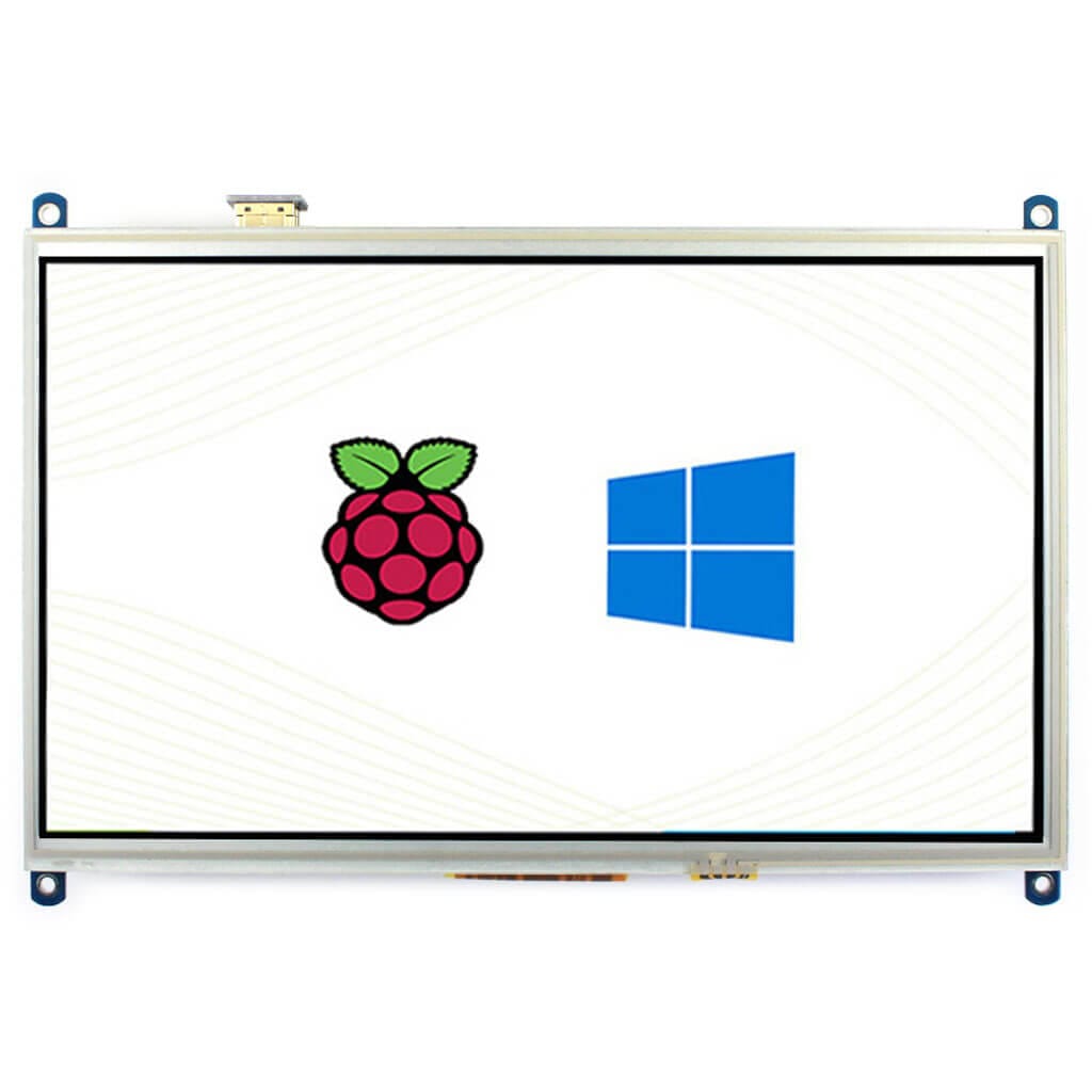 10.1" IPS Resistive Touchscreen LCD (1024×600) - The Pi Hut