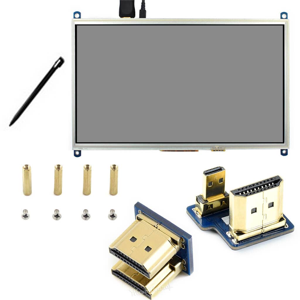 10.1" IPS Resistive Touchscreen LCD (1024×600) - The Pi Hut