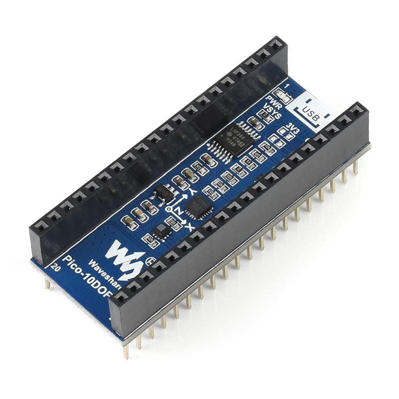 10-DOF IMU Sensor Module for Raspberry Pi Pico - The Pi Hut