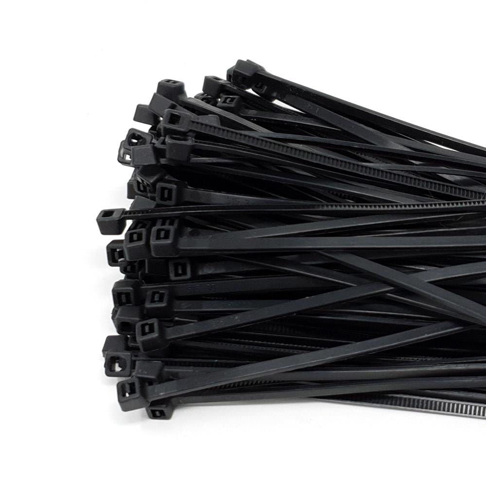 100mm Black Cable Ties - The Pi Hut