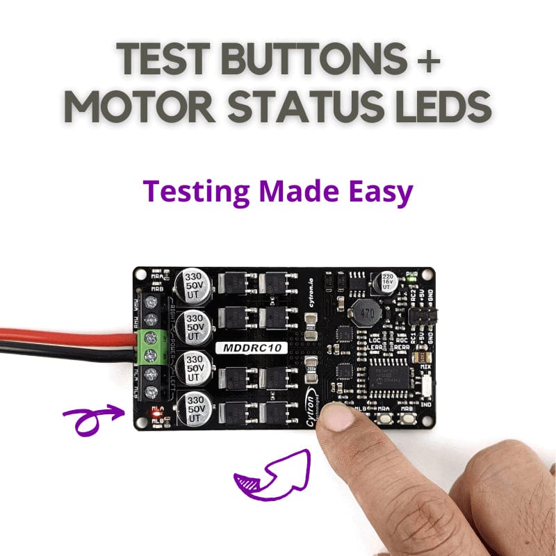 10A 2-Channel 7-30V DC Motor Driver for RC - The Pi Hut