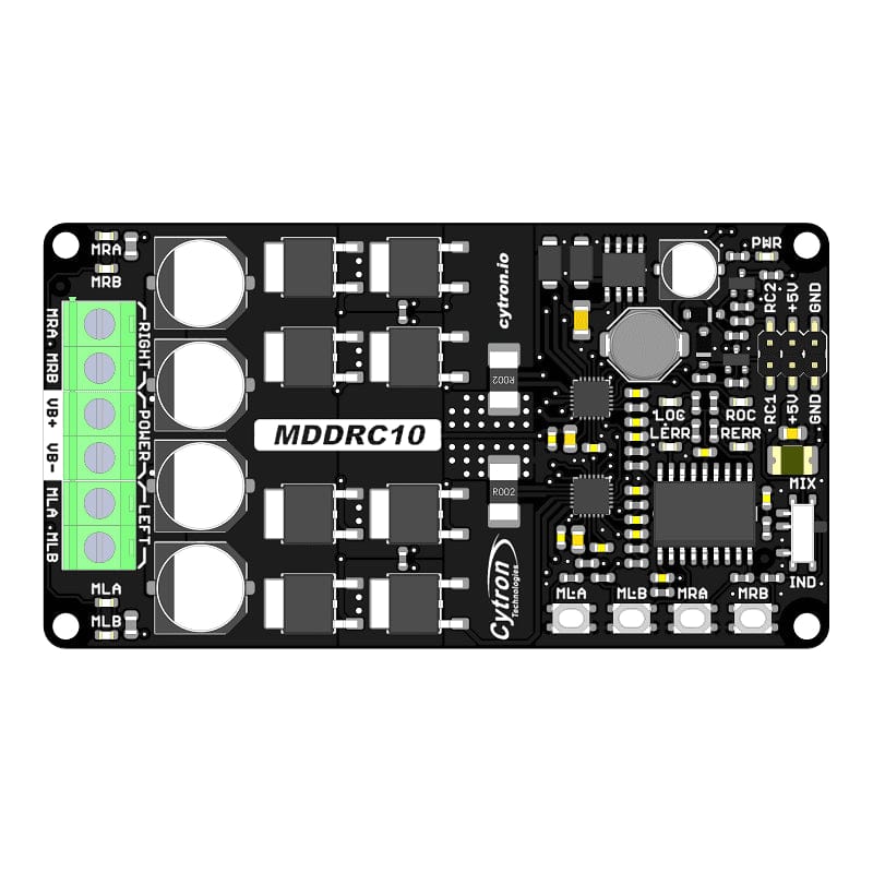 10A 2-Channel 7-30V DC Motor Driver for RC - The Pi Hut