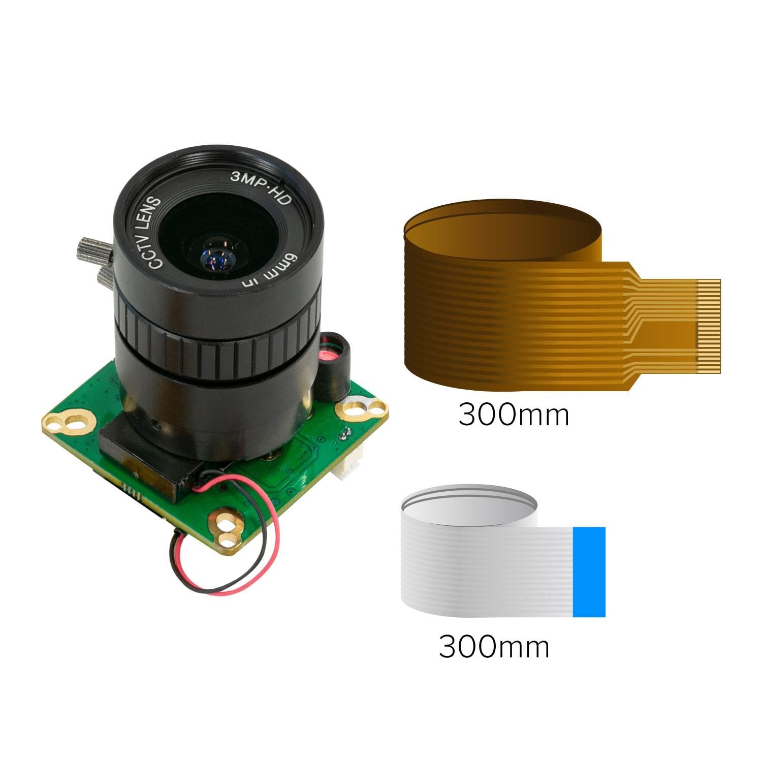 12.3MP IR-CUT HQ Camera with 6mm CS Lens for Raspberry Pi - The Pi Hut