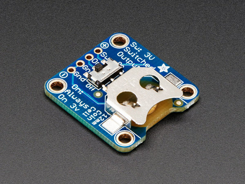 12mm Coin Cell Breakout w/ On-Off Switch - The Pi Hut