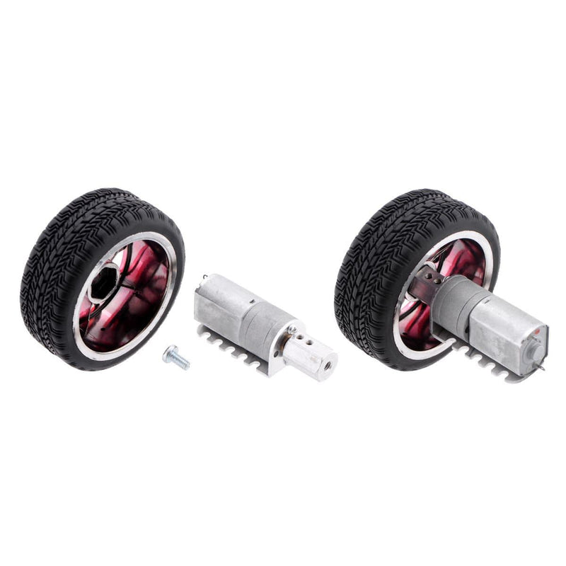 12mm Hex Wheel Adapter for 4mm Shafts (2-Pack) - The Pi Hut