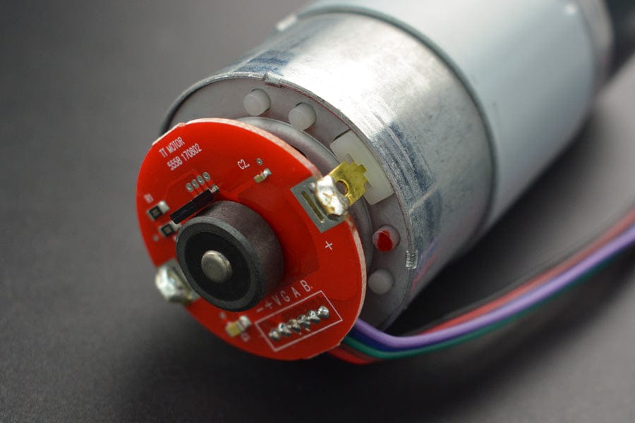 12V 184P Gear Motor with Encoder - The Pi Hut