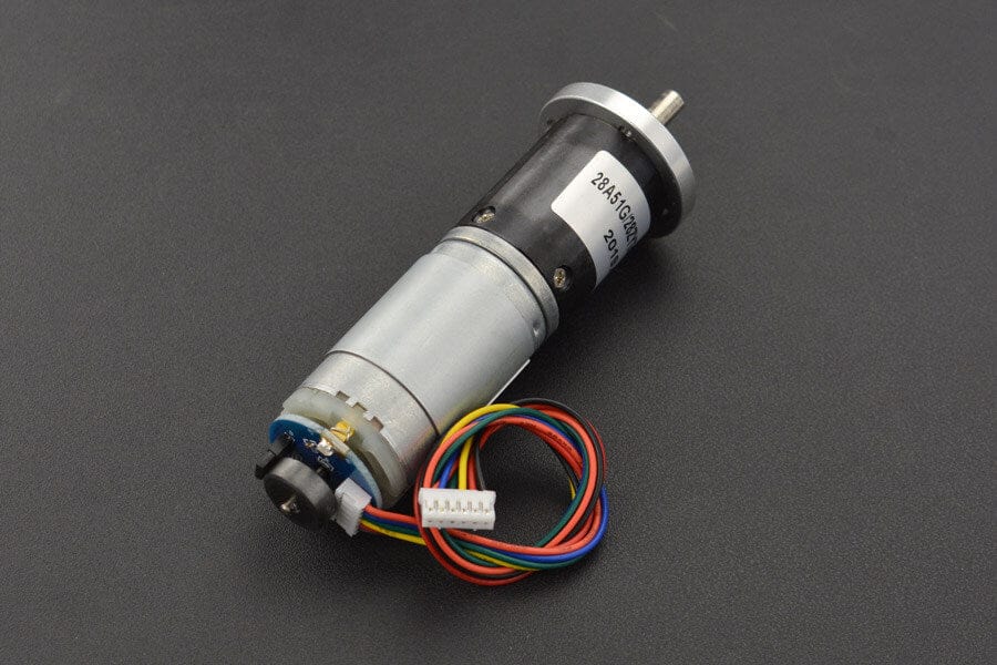 12V Low noise DC Motor 143RPM w/Encoder - The Pi Hut