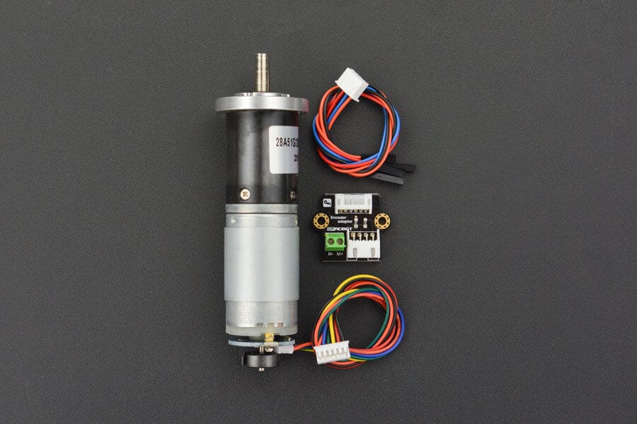 12V Low noise DC Motor 143RPM w/Encoder - The Pi Hut